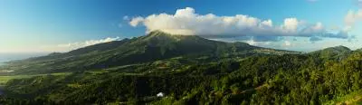 Panorama montagne pelee