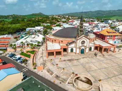 Vue aérienne de l'église du François
