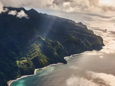 photo drone de la montagne pelée